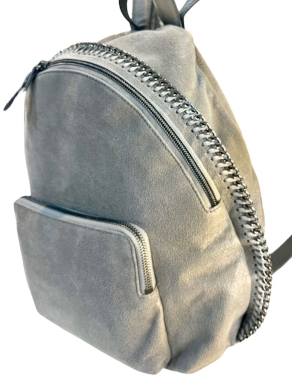Stella McCartney Mini Falabella Shaggy Deer Backpack City Streetwear Authentic 🩶